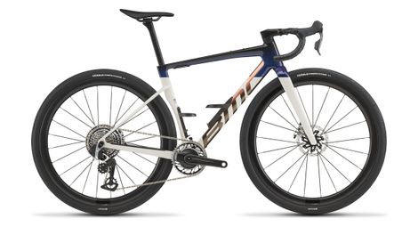 Bicicletta gravel BMC Kaius 01 One Sram Red AXS 13V 700 mm Bianco/Blu navy/Nero 2027