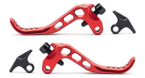 Palancas de freno oak blade para shimano rojo