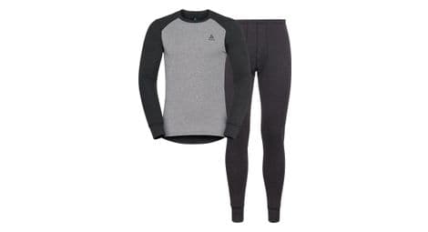 Ensemble pull / bas odlo active warm eco set gris