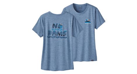 T shirt femme patagonia capilene cool daily graphic bleu