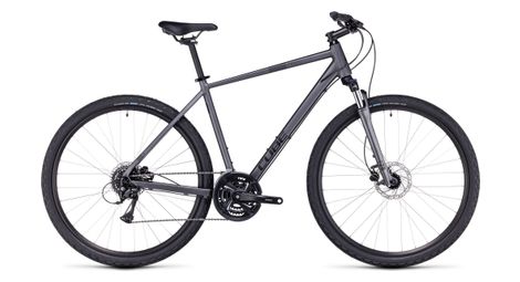 Vtc cube nature shimano acera tourney 8v 700 mm gris graphite - Comme neuf sur Alltricks