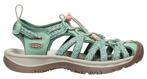 Sandalias de senderismo Keen Whisper Grey/Green para mujer