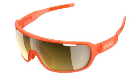 Lunettes poc do half blade fluorescent orange violet gold mirror