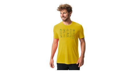 Vaude tekoa iii korte mouw t-shirt geel