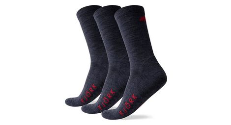 Chaussettes fjork merino classic cut kids – laine mérinos respirante et thermorégulante – confort et durabilité navy