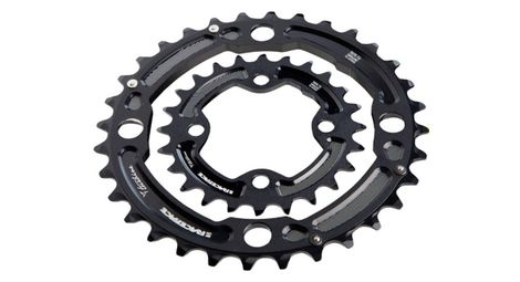 Set di corone race face turbine 11v 104/64mm nero 24-34