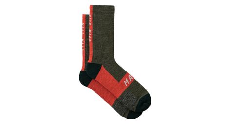 Maap alt_road trail socks green / red