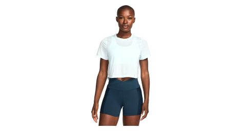 Maillot de manga corta nike one classic breathe azul claro, mujer