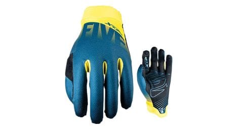 Par de guantes largos five xr-lite bold blue / yellow