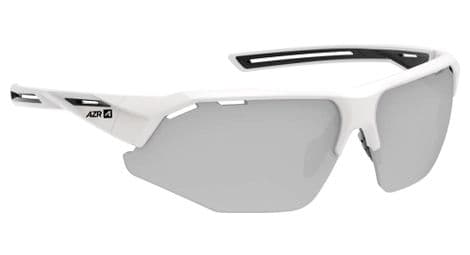 Azr galibier bril wit / zwart grijs spiegelglas