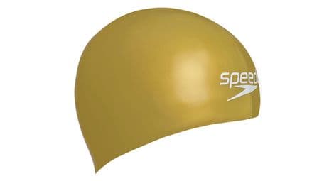 Bonnet de bain doré speedo