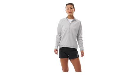 Chaqueta cortavientos Compressport Aura gris para mujer