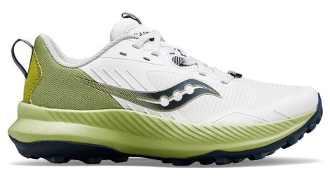 Chaussures de trail running femme saucony blaze tr blanc vert