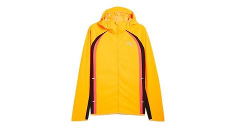 Veste imperméable puma run orange / rose homme