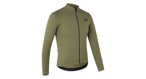 Maillot manches longues gribgrab explr  thermal vert olive