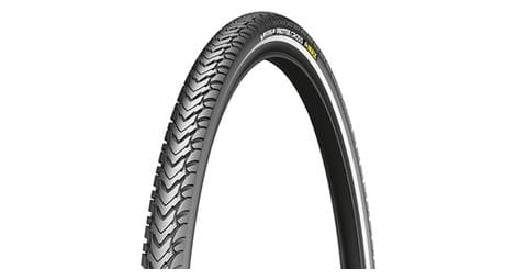 Pneu vtc/urbain 700x35 michelin protek cross flanc reflechissant tt noir tr (37-622)