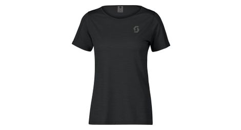 maillot manga corta scott endurance lt mujer negro