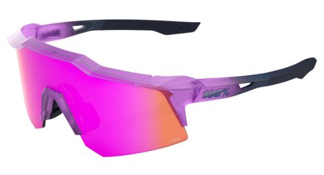 Gafas 100% Speedcraft XS Toyoko HiPER Vital Pink con lente de espejo y lente transparente de regalo