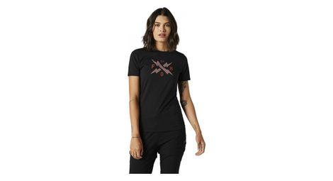 T shirt femme fox calibrated tech noir