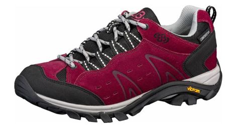 Chaussures de randonnée Brütting pour femme Mount bona Low-Bordeaux-Rouge
