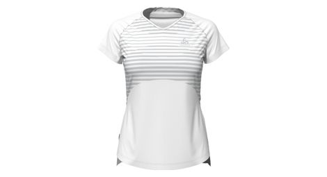 Maillot manches courtes ceramicool blackcomb odlo blanc femme