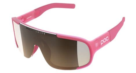 Lunettes poc aspire rose translucide verres marron/silver miroir