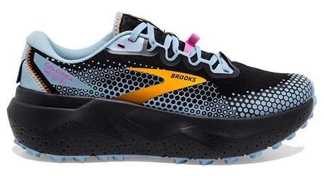 Chaussures de trail running femme brooks caldera 6 noir bleu jaune