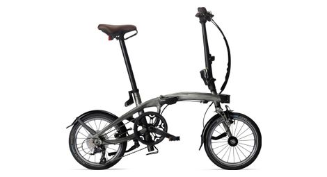 Btwin fold light 1 seconde bicicleta plegable shimano sora 9s 16'' gris