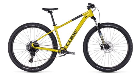 Cube analog hardtail mtb sram sx eagle 12s 29'' verde lime giallo 2023