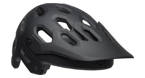 Casque bell super 3 noir mat gris