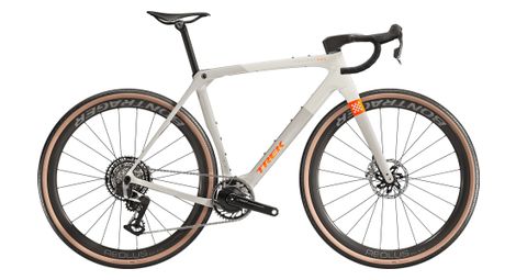 Vélo de gravel trek checkmate slr 9 sram red xplr axs 13v 700 mm blanc 2025