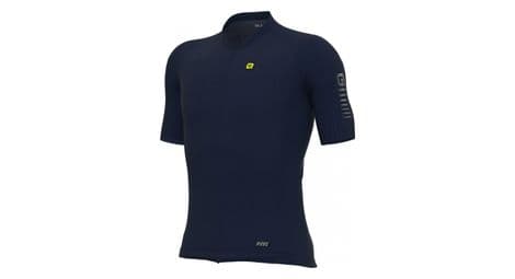 Maillot manches courtes alé silver cooling navy bleu