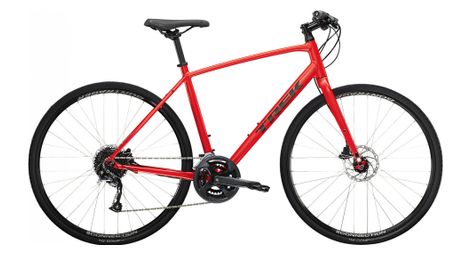 Velo fitness trek fx 2 disc shimano acera altus 9v 700 mm rouge viper 2023