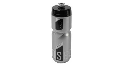 Bidon polisport s800 argent/noir/blanc bouchon à visser 800ml