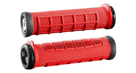 Poignees odi elite pro lock on rouge noir