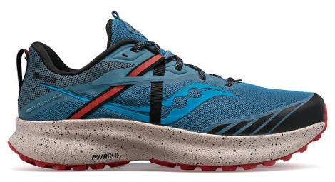 Chaussures trail saucony ride 15 tr bleu rouge homme