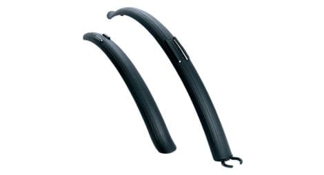 Garde boue vtc 28  60 mm clips noir (pr)