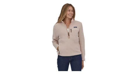 Polaire femme patagonia retro pile marsupial beige