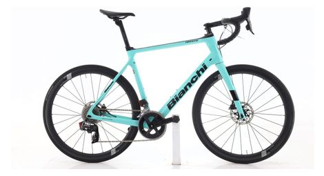 Produit reconditionné · Bianchi Infinito XE AXS 12V · Bleu / Vélo de route | Très bon état