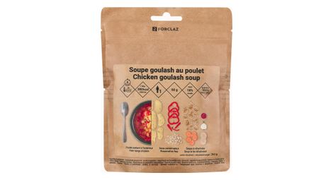 Decathlon Nutrition Sopa Gulash de Pollo Liofilizada - 50 g