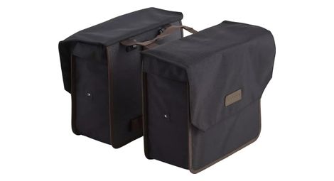 Paire de sacoches de porte bagages elops 500 2 x 20l noir