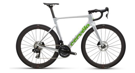 Vélo de route cervélo soloist sram force axs 12v 700 mm gris/vert
