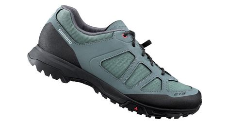 Paire de chaussures vtt femme shimano et300 vert