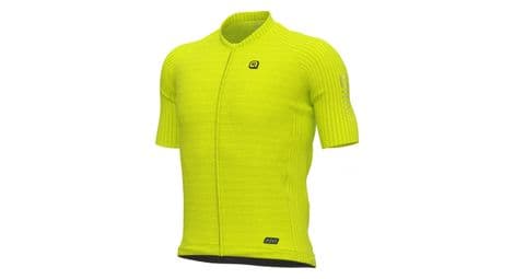 Maillot alé silver cooling mangas cortas amarillo fluo