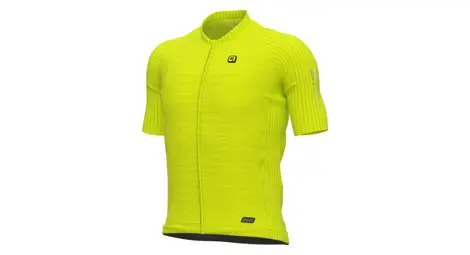 Maillot alé silver cooling mangas cortas amarillo fluo