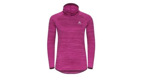 Pull thermique odlo run easy warm rose femme