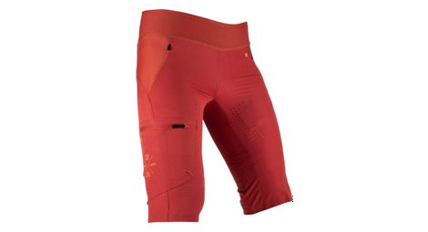 Pantalón corto leatt allmtn 2.0 mujer rojo