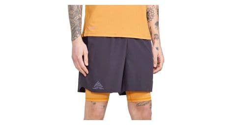 Craft pro trail 2-in-1 shorts sand black s