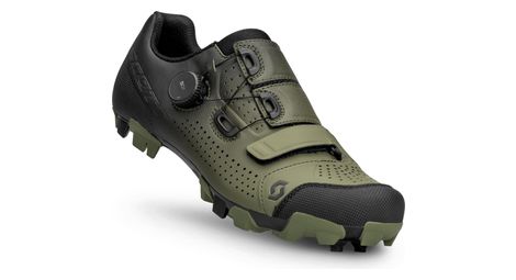 Zapatillas mtbscott team boa negro/verde hombre