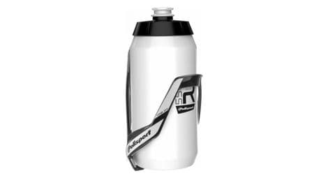 Kit porte bidon pro + bidon r550 polisport blanc - 550ml